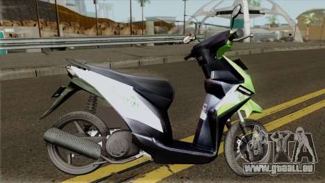 Honda BeAT FI Green STD pour GTA San Andreas