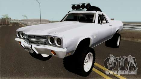 Chevrolet El Camino SS Rusty Rebel 1970 für GTA San Andreas