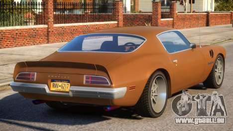 1970 Pontiac Trans Am pour GTA 4