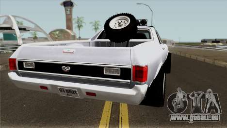 Chevrolet El Camino SS Rusty Rebel 1970 pour GTA San Andreas