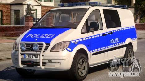 Mercedes Benz Vito German Police pour GTA 4