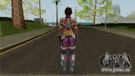 Skin Maven from Ghost in The Shell (with a face) für GTA San Andreas