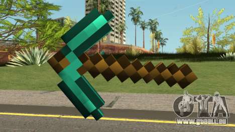 Minecraft Diamond Pickaxe pour GTA San Andreas