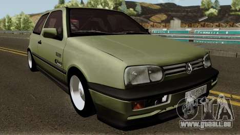 Volkswagen Golf MK3 Unmarked Army pour GTA San Andreas