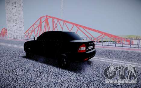 Lada Priora Black Edition pour GTA San Andreas