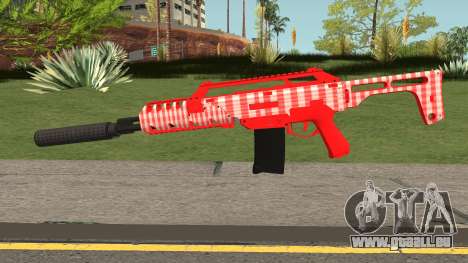 GTA Doomsday Heist Special Carbine Mk.2 Red pour GTA San Andreas