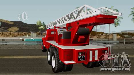 ZIL-133 TN Feu échelle de camion pour GTA San Andreas
