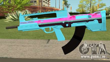 GTA Online Bullpup Rifle mk.2 Blue für GTA San Andreas