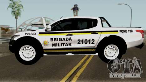 Mitsubishi Nova L-200 e Hilux da Brigada Militar pour GTA San Andreas