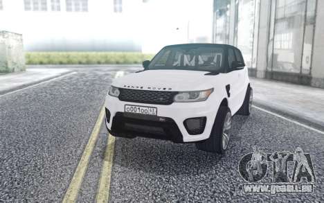 Land Rover Range Rover Sport SVR pour GTA San Andreas