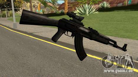 AK47 Black für GTA San Andreas