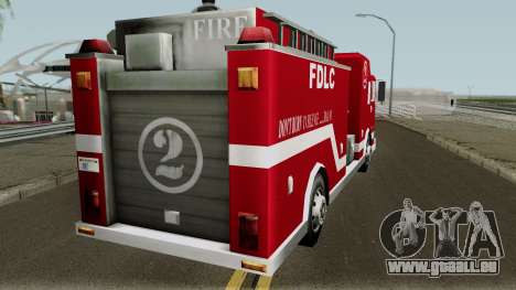 New Firetruck pour GTA San Andreas