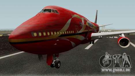 Boeing 747-400 Malaysia Airlines Hibiscus Livery pour GTA San Andreas