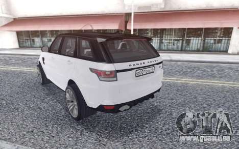 Land Rover Range Rover Sport SVR pour GTA San Andreas