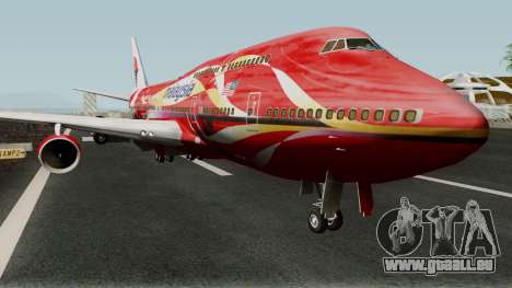 Boeing 747-400 Malaysia Airlines Hibiscus Livery für GTA San Andreas