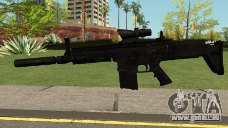 SCAR-H-A1 BLACK für GTA San Andreas