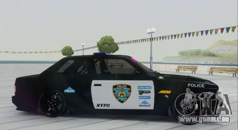 BMW E30 Police pour GTA San Andreas