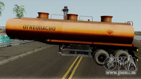 Remorque de réservoir de NefAZ pour GTA San Andreas
