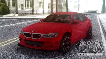 BMW M5 F90 Red Sedan für GTA San Andreas