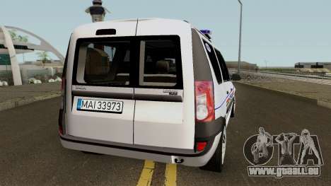 Dacia Logan MCV - Politia Romana 2004 pour GTA San Andreas