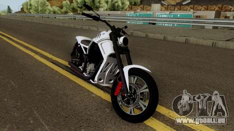 Western Motorcycle Nightblade GTA V für GTA San Andreas