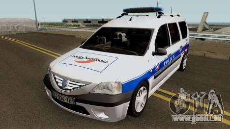 Dacia Logan MCV - Police Nationale 2004 pour GTA San Andreas