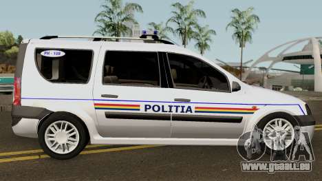 Dacia Logan MCV - Politia Romana 2004 pour GTA San Andreas