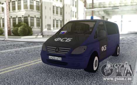 Mercedes Benz Vito FSB pour GTA San Andreas