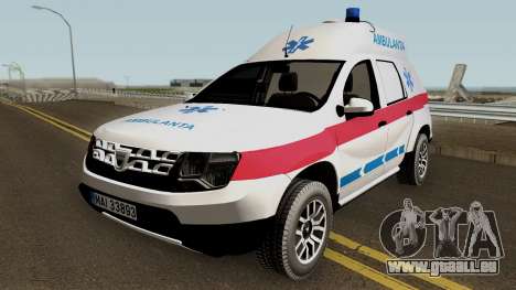 Dacia Duster Ambulanta 2018 für GTA San Andreas
