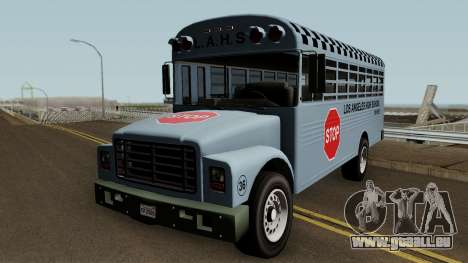 Vapid School Bus Los Angeles v1.0 GTA V für GTA San Andreas