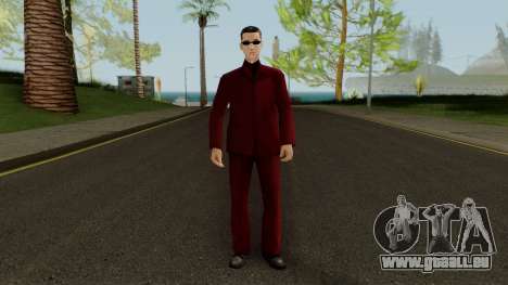 Wu Zi Mu - Red Suit pour GTA San Andreas