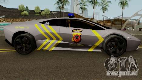 Lamborghini Reventon Polres Indonesia für GTA San Andreas