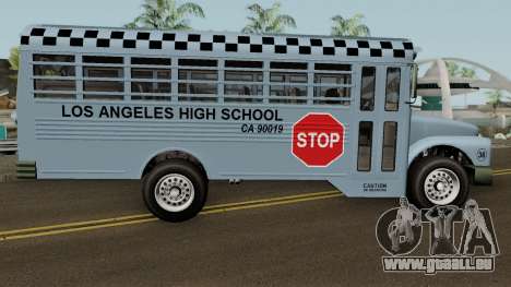 Vapid School Bus Los Angeles v1.0 GTA V für GTA San Andreas