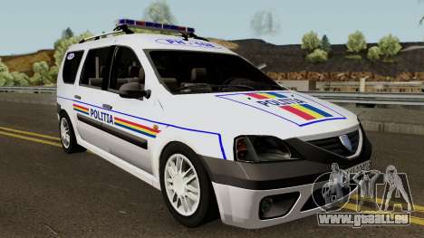 Dacia Logan MCV - Politia Romana 2004 pour GTA San Andreas