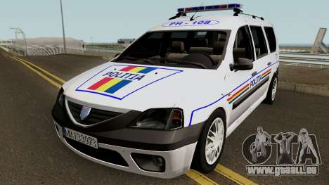 Dacia Logan MCV - Politia Romana 2004 pour GTA San Andreas