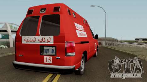 Ford E-150 Ambulan Moroccain pour GTA San Andreas