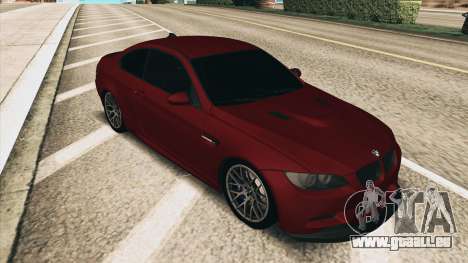 BMW M3 E92 für GTA San Andreas