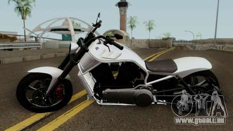 Western Motorcycle Nightblade GTA V pour GTA San Andreas