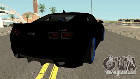 Chevrolet Camaro ZL1 2012 Drift 1.0 pour GTA San Andreas