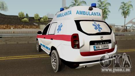 Dacia Duster Ambulanta 2018 für GTA San Andreas