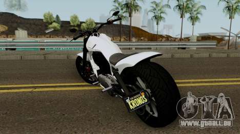 Western Motorcycle Nightblade GTA V pour GTA San Andreas
