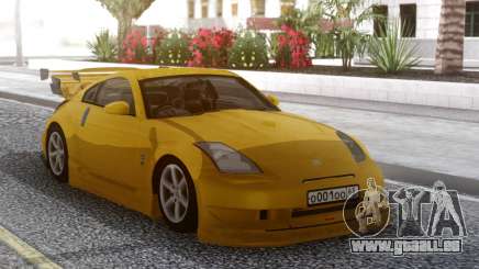 Nissan 350Z Yellow Tuning für GTA San Andreas
