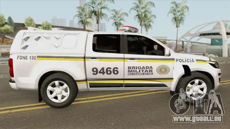Chevrolet S10 2017 (Brigada Militar RS) pour GTA San Andreas
