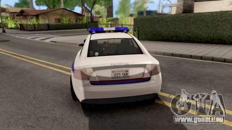 Obey Tailgater 2012 Hometown PD Style pour GTA San Andreas