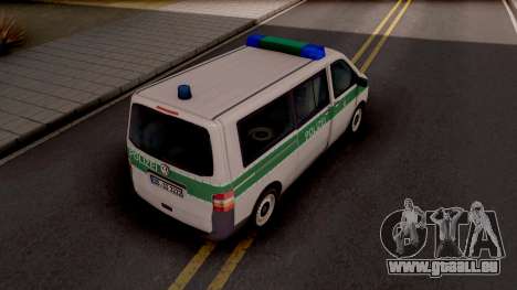 Volkswagen Transporter T5 Polizei pour GTA San Andreas