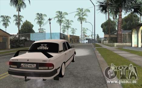 Volga 3110 Noir Et Blanc pour GTA San Andreas