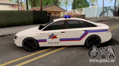 Obey Tailgater 2012 Hometown PD Style für GTA San Andreas