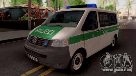 Volkswagen Transporter T5 Polizei für GTA San Andreas