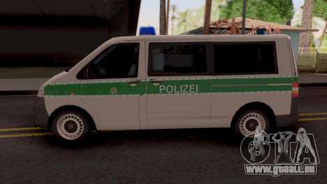 Volkswagen Transporter T5 Polizei pour GTA San Andreas