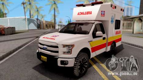 Ford F-150 Ambulancia de Bogota pour GTA San Andreas